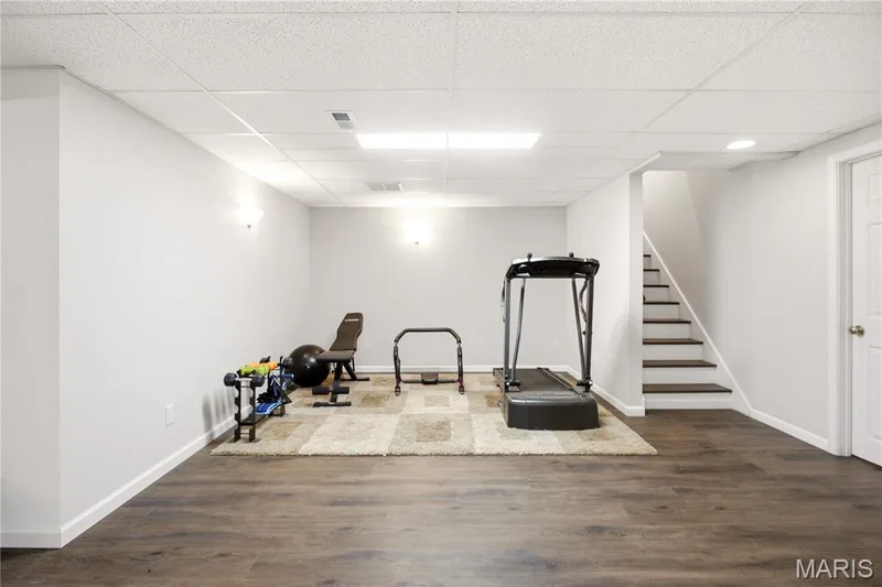 Room for a home gym or play area — 733 Cedar Glen Drive, Weldon Spring, MO 63304