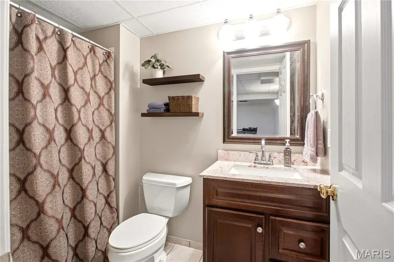 Walk in shower and vanity — 733 Cedar Glen Drive, Weldon Spring, MO 63304
