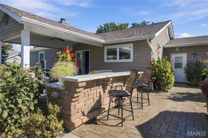 Outdoor bar area — 733 Cedar Glen Drive, Weldon Spring, MO 63304
