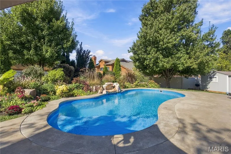 Heated pool — 733 Cedar Glen Drive, Weldon Spring, MO 63304