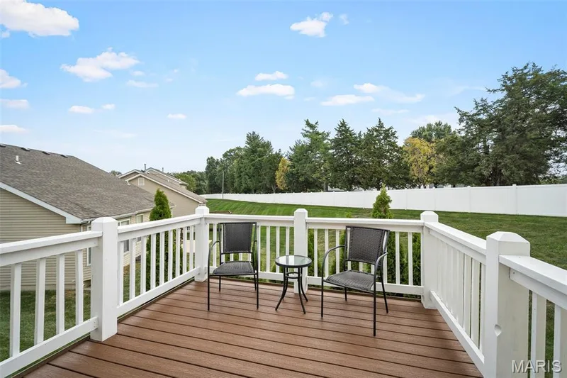 Maintenance-free deck was completed in September '26. — 17 Belmonte Court, Lake St. Louis, MO 63368