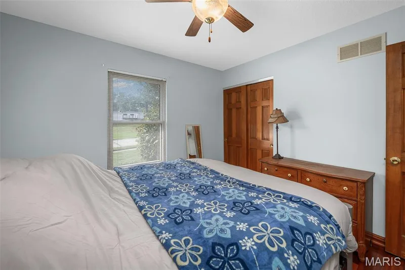 Ceiling fan with light fixture — 355 Birmingham Drive, O'Fallon, MO 63366