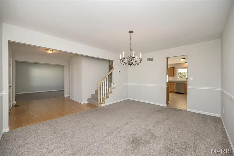Formal dining room — 117 Black Lantern Trail, St Peters, MO 63376