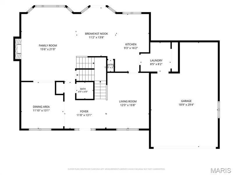 Don't forget the oversized 2 car garage with the added bump out on one side! — 117 Black Lantern Trail, St Peters, MO 63376