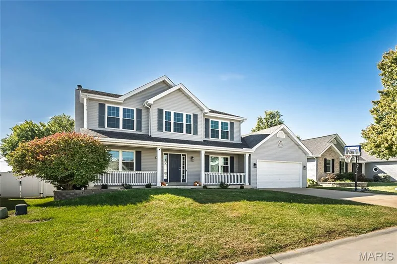 Basketball hoop can stay — 117 Black Lantern Trail, St Peters, MO 63376