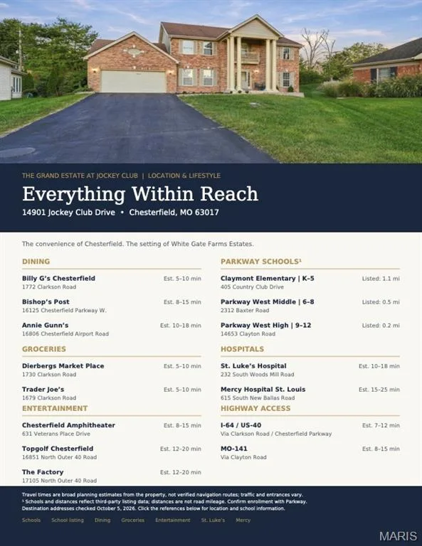 14901 Jockey Club Drive, Chesterfield, MO 63017 — listing photo 2 of 27
