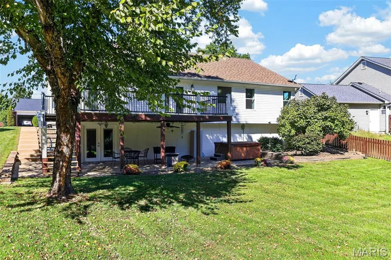 Wonderful combination of shade and sun in the backyard. — 2335 Federalist Place, O'Fallon, MO 63368