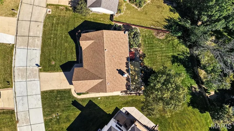 Overhead view of the home. — 2335 Federalist Place, O'Fallon, MO 63368