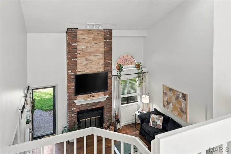 View of great room from loft — 103 Hemingway Lane #B, Weldon Spring, MO 63304