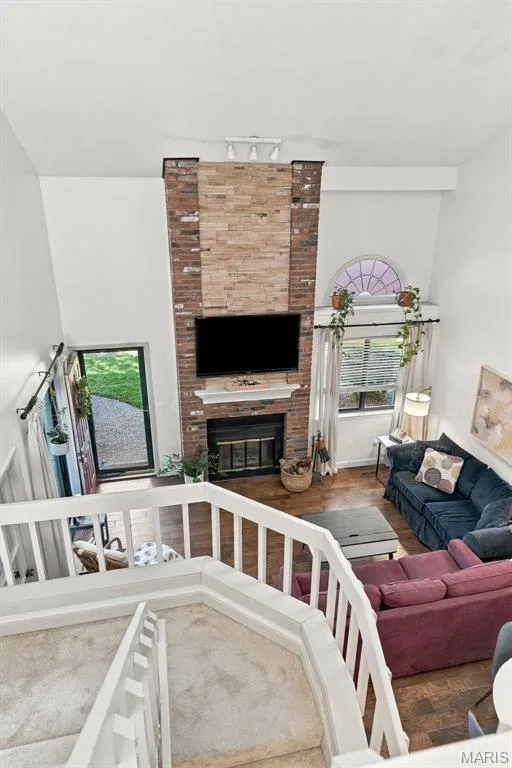 View of great room from loft — 103 Hemingway Lane #B, Weldon Spring, MO 63304