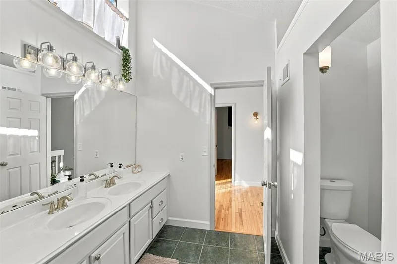 Upstairs bathroom — 103 Hemingway Lane #B, Weldon Spring, MO 63304