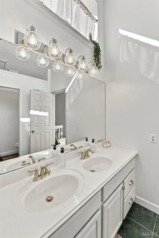 Upstairs bathroom — 103 Hemingway Lane #B, Weldon Spring, MO 63304