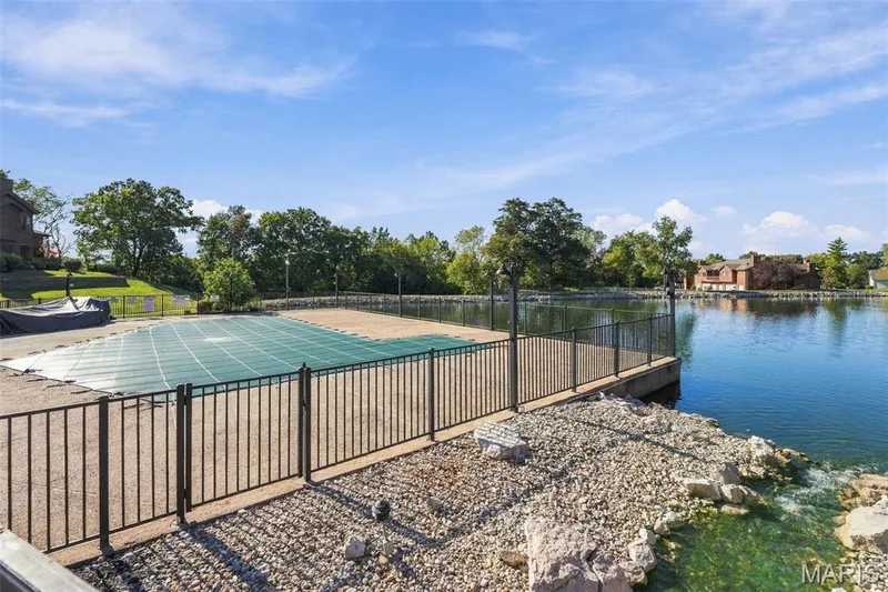 pool and lake — 103 Hemingway Lane #B, Weldon Spring, MO 63304