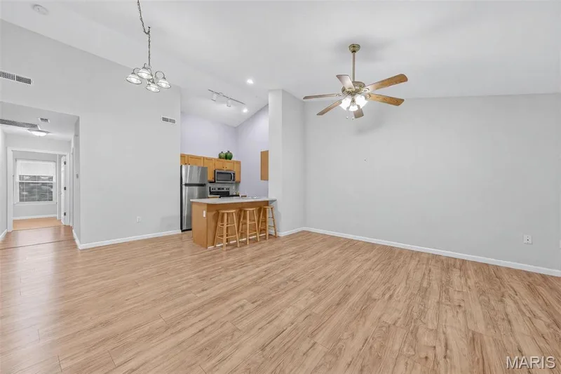 Living Room Kitchen — 128 Green Gables Drive, Wentzville, MO 63385