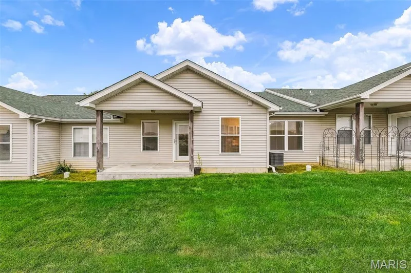 View: Rear of the Villa — 128 Green Gables Drive, Wentzville, MO 63385