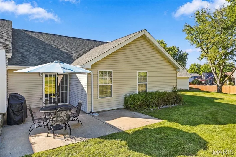 The Patio setting is perfect for both morning and evening relaxation! Start and End your day in this peaceful atmosphere! — 14 Quiet Meadow Court, St Peters, MO 63376