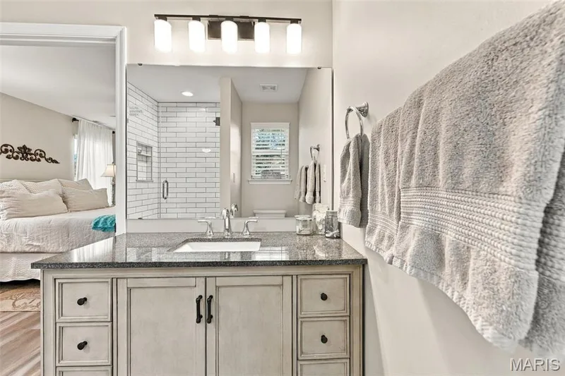 All is New in this Bath that's part of the Primary Suite! — 14 Quiet Meadow Court, St Peters, MO 63376