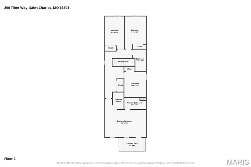 Floor plan — 200 Tiber Way, St Charles, MO 63301