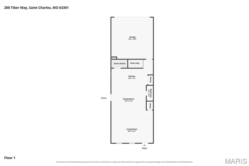 Floor plan — 200 Tiber Way, St Charles, MO 63301