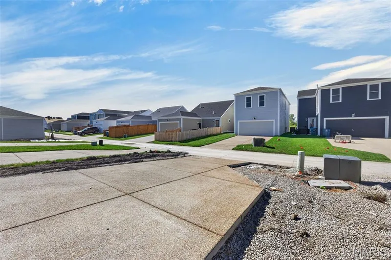 Long driveway for lots of parking! — 1760 Dyess Street, St Charles, MO 63301