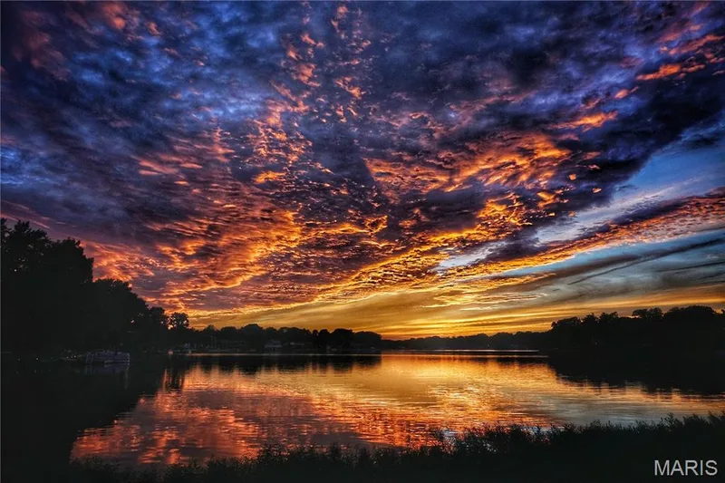 Lake St Louis sunset — 713 High Point Drive, Lake St. Louis, MO 63367