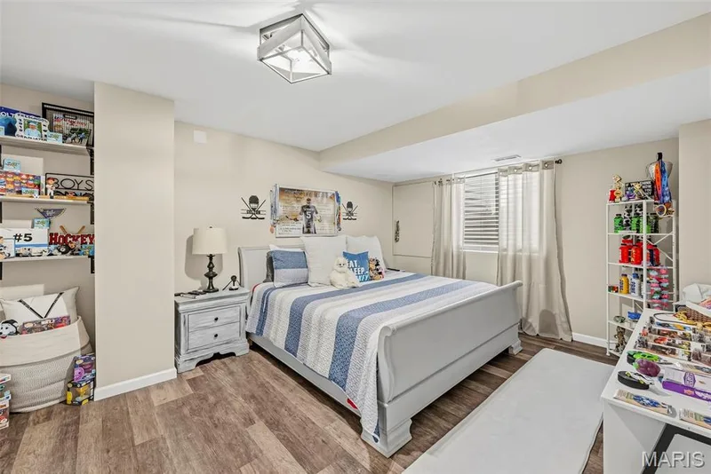 Lower level 4th bedroom could be 2nd primary suite — 101 Starry Night Way, St Charles, MO 63301