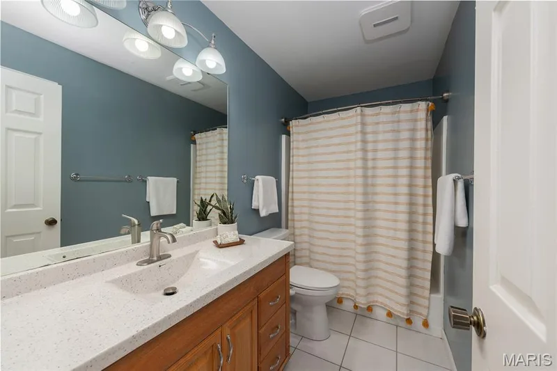 Guest bathroom — 1319 Timber Terra Road, Wildwood, MO 63021