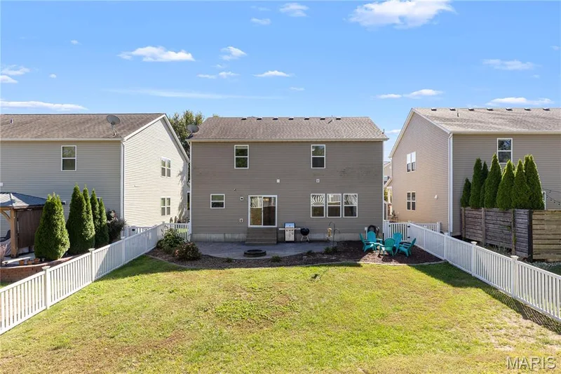 Large full fenced backyard is ready for playing catch with the dogs! — 2542 Amber Willow Court, Lake St. Louis, MO 63367