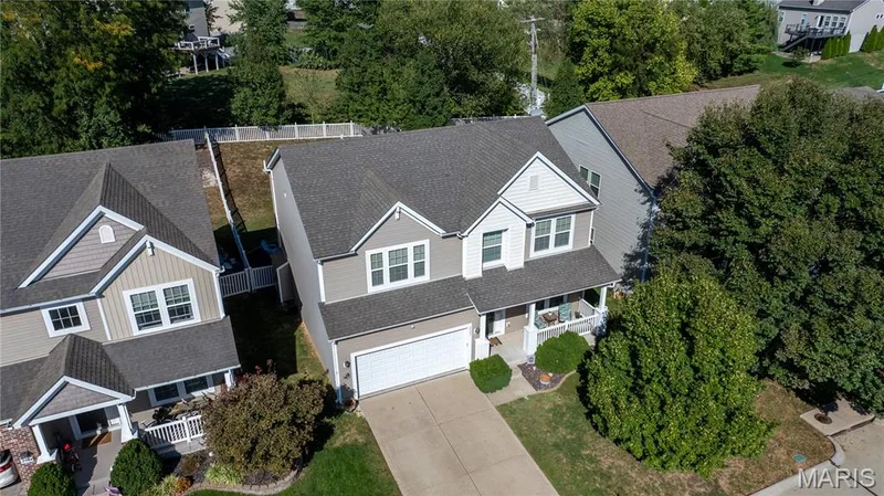 Aerial View of 2542 Amber Willow Court, Lake St Louis, Missouri 63367 — 2542 Amber Willow Court, Lake St. Louis, MO 63367