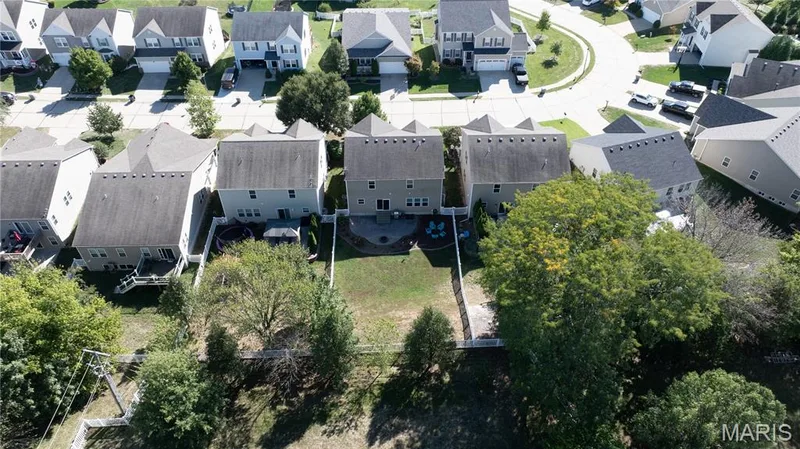 Aerial View of 2542 Amber Willow Court, Lake St Louis, Mo 63367 — 2542 Amber Willow Court, Lake St. Louis, MO 63367