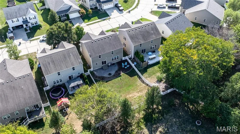 Aerial View of 2542 Amber Willow Court, Lake St Louis, Missouri 63367 — 2542 Amber Willow Court, Lake St. Louis, MO 63367