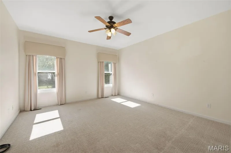Main floor primary bedroom. — 1615 Wainscott Court, O'Fallon, MO 63366