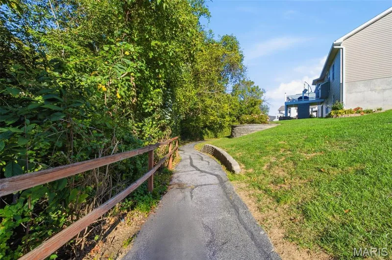 Subdivision walking trail. — 1615 Wainscott Court, O'Fallon, MO 63366