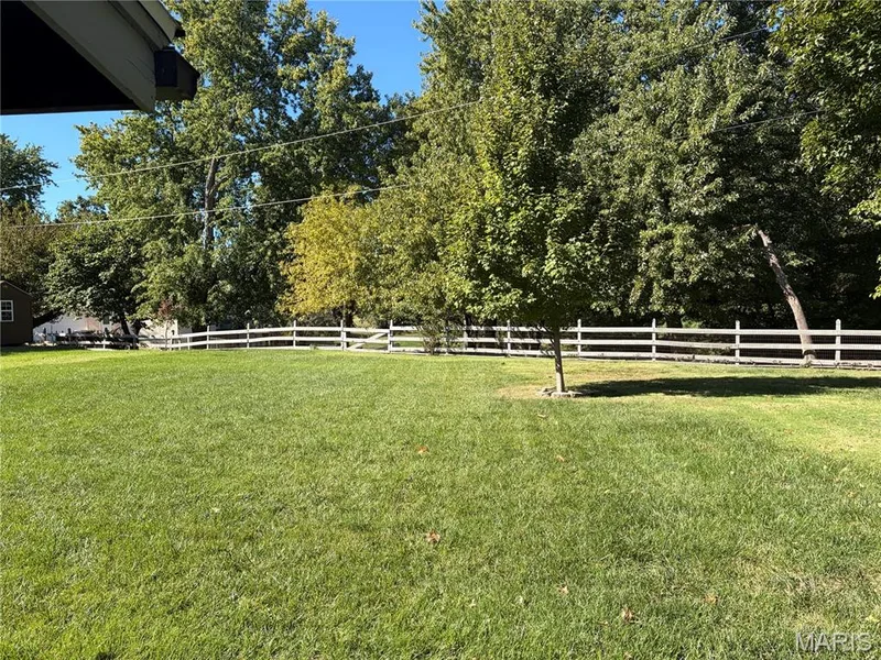 Peaceful tree lined back yard. — 357 Beaver Lake Drive, St Charles, MO 63303