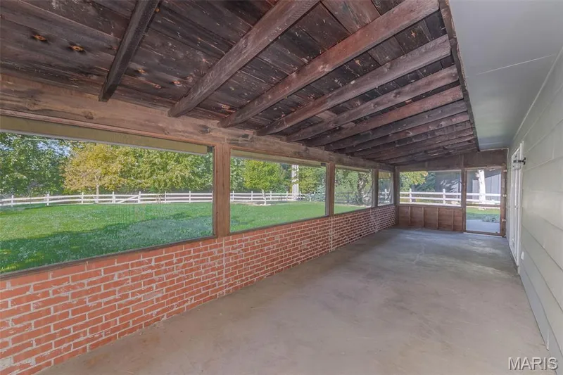 Large screened in patio — 357 Beaver Lake Drive, St Charles, MO 63303