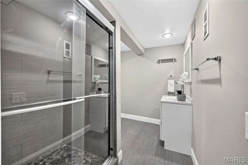 Bathroom in Basement — 17 Savoy Drive, Lake St. Louis, MO 63367