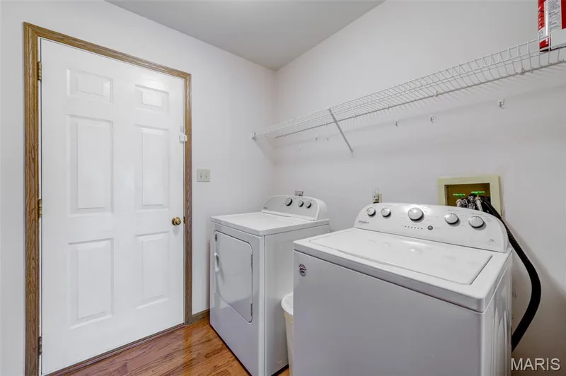 Main Floor Laundry Room with Storage Closet/Pantry — 2902 Oakmont Drive #18B, St Charles, MO 63301