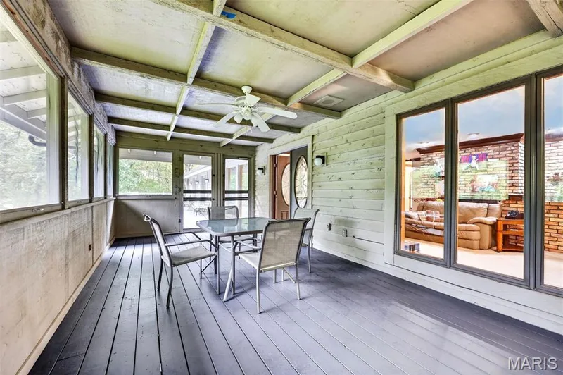 Screened Porch off Living Room — 56 Chesterfield Lakes Road, Chesterfield, MO 63005