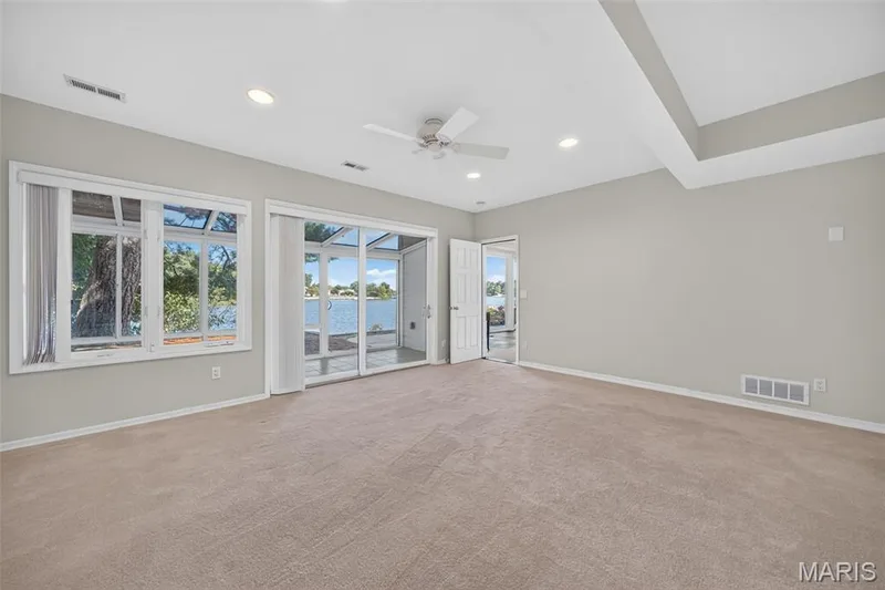 LL Bedroom with sunporch — 33 Moorings Drive, Lake St. Louis, MO 63367