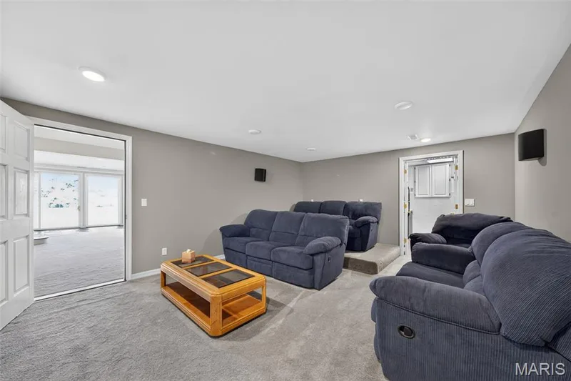 LL Theatre room with full kitchen — 33 Moorings Drive, Lake St. Louis, MO 63367