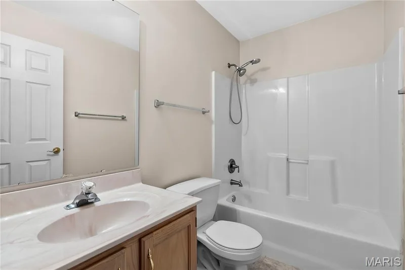 Lower level bathroom — 2024 Belltower Drive, St Peters, MO 63376