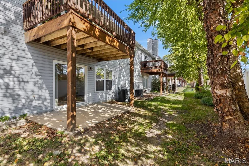 back patio — 2024 Belltower Drive, St Peters, MO 63376