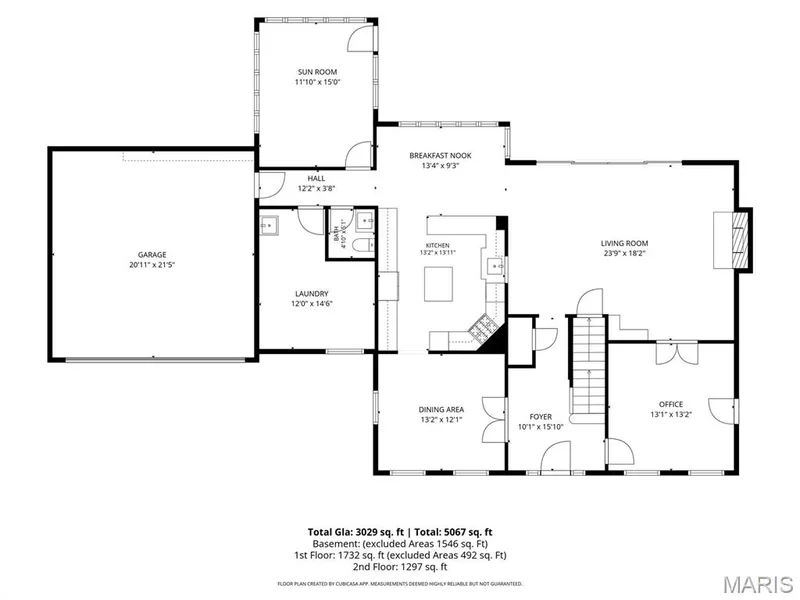 Floor plan — 229 Quail Run Drive, Defiance, MO 63341