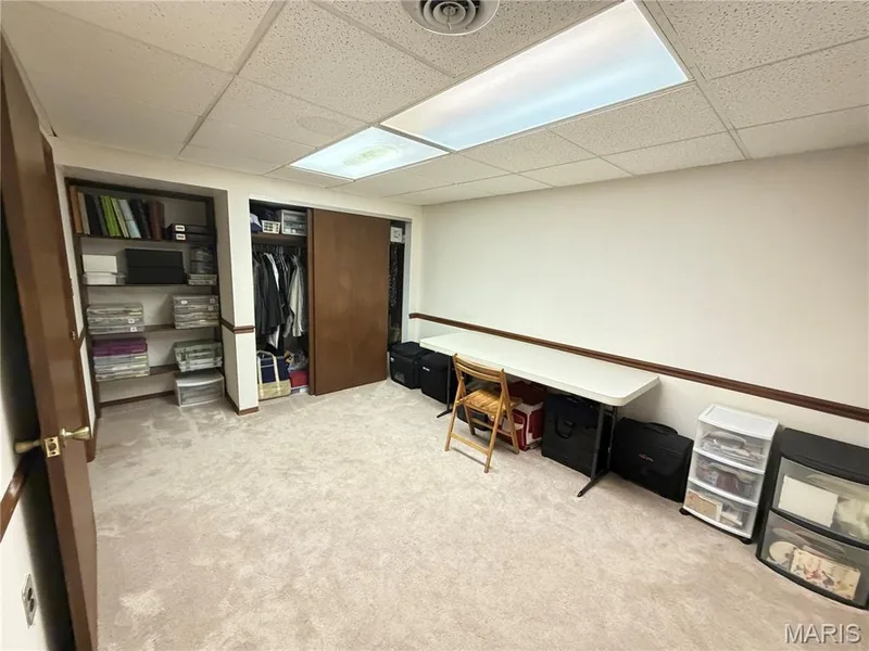 Lower Level Office, Bonus, Craft or Sleeping Room — 1607 Treetop Drive, St Charles, MO 63303
