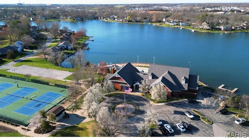 LSLCA clubhouse and pickleball courts — 63 Champagne Drive, Lake St. Louis, MO 63367