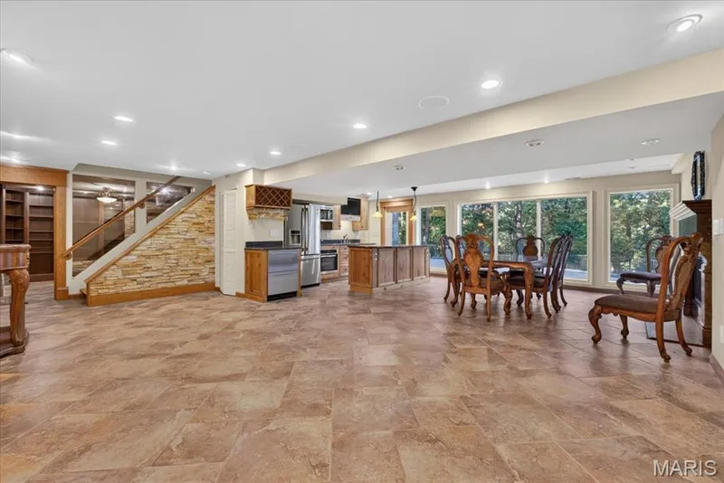 Bar/kitchen in basement. — 2436 Indian Tree Run, Wildwood, MO 63038