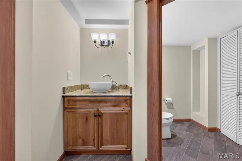 Full bathroom in basement. — 2436 Indian Tree Run, Wildwood, MO 63038