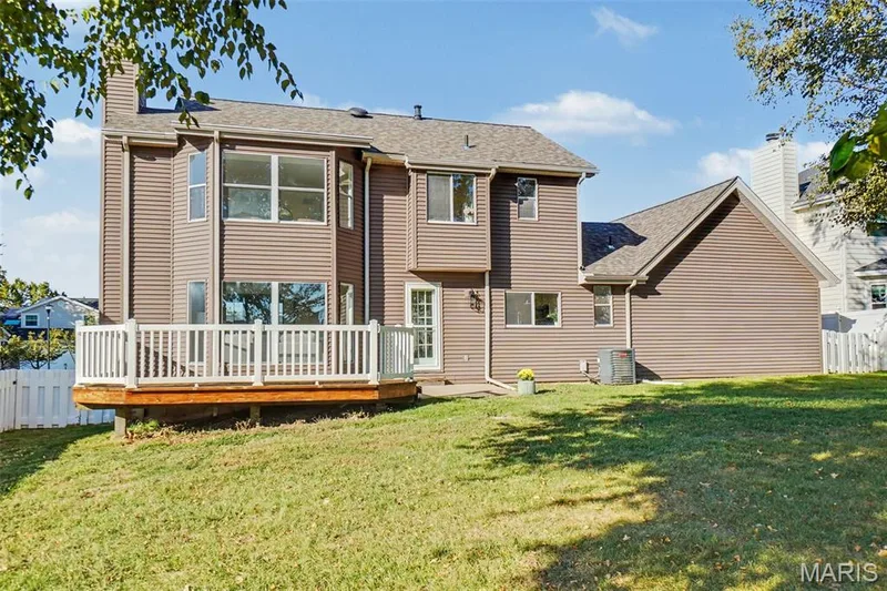 Expansive backyard, fully fenced — 11 Castlio Court, St Charles, MO 63304