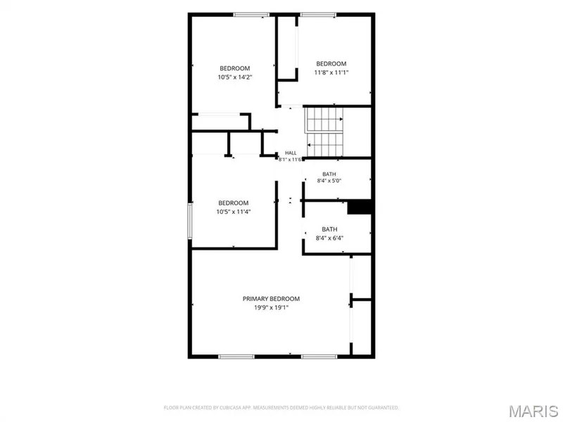 Upper Level Floor Plan — 15056 Isleview Drive, Chesterfield, MO 63017