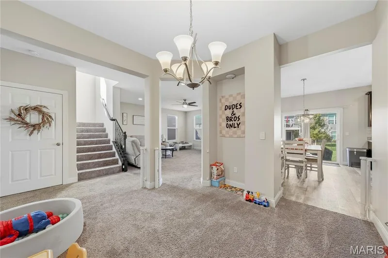 Dining Room used as a play area — 524 Wilmer Hollow Lane, Wentzville, MO 63385